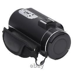 Caméra vidéo 4K Caméscope Zoom numérique 18X Enregistreur vidéo 56MP Écran tactile 3.0 pouces BGS