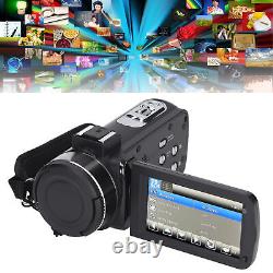 Caméra vidéo 4K Caméscope Zoom numérique 18X Enregistreur vidéo 56MP Écran tactile 3.0 pouces S BST