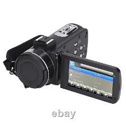 Caméra vidéo 4K Caméscope Zoom numérique 18X Enregistreur vidéo 56MP Écran tactile 3.0 pouces S REL