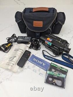 Caméra vidéo Sony Handycam CCD-TR425E Video 8 avec zoom numérique 72x et enregistreur vidéo