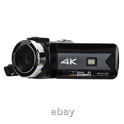Caméra vidéo caméscope numérique 4K 56MP avec caméras WiFi Vlogging Camera Recorder
