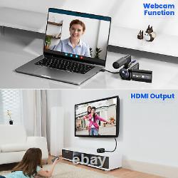 Caméra vidéo numérique 5K 56MP 4K Double Cames Caméscope DV WiFi Enregistreur Zoom 16X 64G