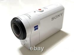 Caméra vidéo numérique Sony HDR-AS300 Action Cam enregistreur de caméra vidéo HD corps blanc étanche.