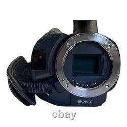 Caméra vidéo numérique Sony NEX-VG20E enregistrant en HD au format PAL