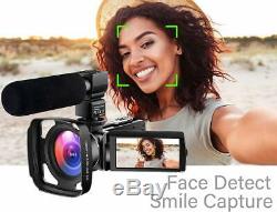Caméscope Caméra Vidéo Caméra Ultra Enregistreur Numérique Hd 1080p Vlogging Youtube W