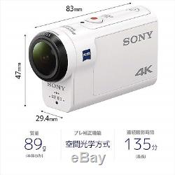 Caméscope Numérique Sony Action Camera Fdr-x3000 Blanc Nouveau