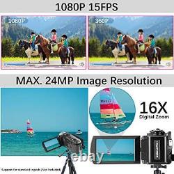 Caméscope Vidéo Kimire Enregistreur Numérique Full Hd 1080p 15fps 24mp 3.0 Inch 270