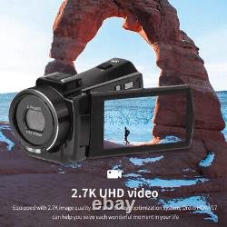 Caméscope Vidéo Numérique Hdv-v17 2.7k Enregistreur DV Portable Nouveau E0j5