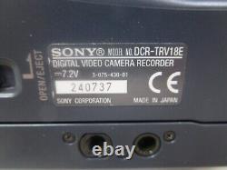 Caméscope numérique Handycam Sony DCR-TRV18E Mini DV