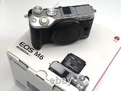 Canon Eos M6 Caméra Numérique 24mp Aps-c 15-45mm Is Stm Lens Dual Pixel Autofocus
