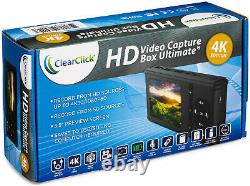 Clearclick Hd Video Capture Box Ultimate 4k Edition Hdmi Recorder Vhs To Digital