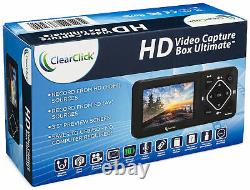 Clearclick Hd Video Capture Box Ultimate Hdmi Recorder Vhs Camcorder To Digital