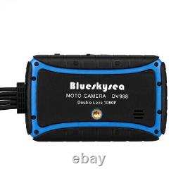 Digital Blueskysea 1080p Motorcycle Dash Camera Dual Lens 4inch Video Recorder