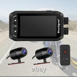 Digital Dv128 1080p Motorbike Dash Camera Dual Lens Video Recorder Night Vision