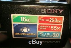 Enregistreur Caméra Numérique Hd Sony Mhd-cx380 +2 Batteries + Étui + 64 Go