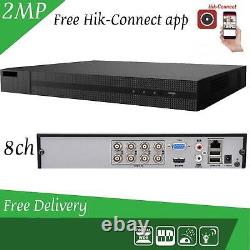Enregistreur DVR intelligent de CCTV 8 canaux 5-en-1 vidéo HD 1080P VGA HDMI BNC UK