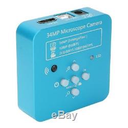 Enregistreur Numérique Industriel De Caméra De Microscope De Zoom Numérique De Vidéo De 34mp Hdmi Usb 1080p