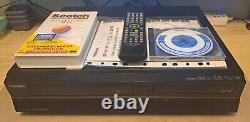 Enregistreur Toshiba DVR20KB VHS DVD Copieur de cassettes VHS vers DVD Télécommande d'origine et instructions