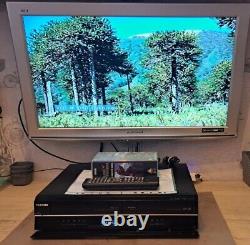 Enregistreur VHS DVD Toshiba DVR19DTKB2 Copie de VHS à DVD Télécommande & Guide d'installation