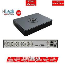 Enregistreur de caméra de vidéosurveillance HD Hikvision Hilook DVR 4ch 8ch 16ch AHD TVI Turbo HDMI