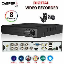 Enregistreur vidéo CCTV intelligent 4/8/16 canaux AHD 1080N HD VGA HDMI BNC