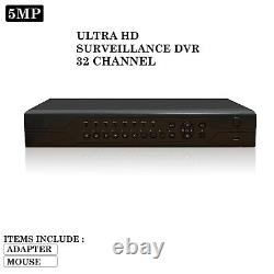 Enregistreur vidéo CCTV numérique 5MP 2MP 4/8/16/32 canaux DVR AHD 1080P VGA HDMI BNC