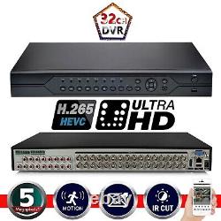 Enregistreur vidéo CCTV numérique intelligent à 32 canaux AHD 1920P VGA HDMI BNC UK de 5MP