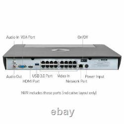 Enregistreur vidéo Swann CCTV 4K Ultra HD numérique IP NVR 8580 réseau 16 canaux