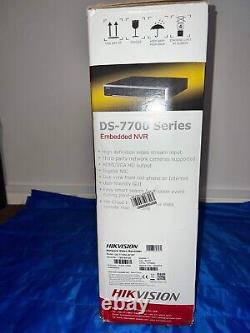 Enregistreur vidéo en réseau de la série DS-7700 de la véritable technologie numérique HIKVISION NVR