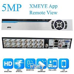 Enregistreur vidéo numérique 16CH CCTV DVR AHD 5MP HD HDMI BNC système de sécurité + 1TB HDD
