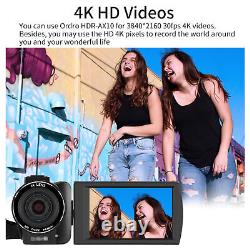Enregistreur vidéo numérique 4K HDR-AX10 avec écran 3,5 pouces K1Q2