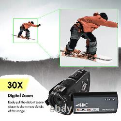 Enregistreur vidéo numérique 4K HDR-AX10 avec écran 3,5 pouces K1Q2