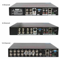 Enregistreur vidéo numérique 8/4CH 16CH CCTV DVR AHD 1080N HD HDMI BNC Système de sécurité
