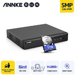 Enregistreur vidéo numérique ANNKE 8+2CH 5MP Lite H.265+ avec détection de personne/véhicule
