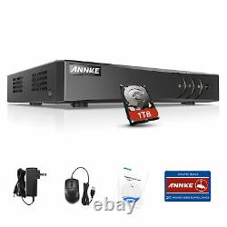 Enregistreur vidéo numérique ANNKE 8+2CH 5MP Lite H.265+ avec détection de personne/véhicule