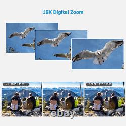 Enregistreur vidéo numérique Andoer 4K Ultra 18X Zoom numérique 30MP E7A2