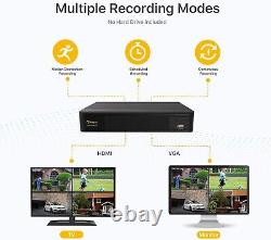 Enregistreur vidéo numérique Anlapus 1080p 8CH avec disque dur de 1 To pour système de vidéosurveillance CCTV H. 265+