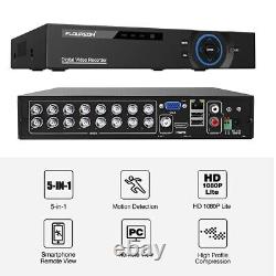 Enregistreur vidéo numérique CCTV 1080P 16CH 5-en-1 Floureon DVR (WD 3TB HD) 503