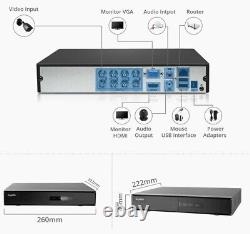 Enregistreur vidéo numérique CCTV 1080P 8CH SANNCE 5-en-1 (WD 1TB HD) 479