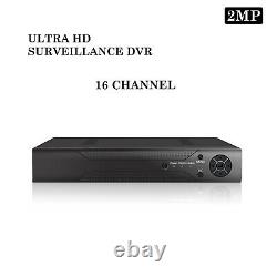 Enregistreur vidéo numérique CCTV 16 canaux Ultra HD DVR AHD 1920P VGA HDMI BNC 5MP