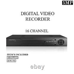 Enregistreur vidéo numérique CCTV 5MP 4/8/16/32 canaux DVR 1920P AHD TVI CVI CVBS UK