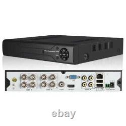 Enregistreur vidéo numérique CCTV 5MP 8 canaux Ultra HD DVR AHD 1920P VGA HDMI BNC UK