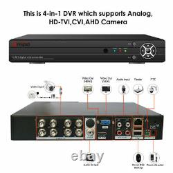 Enregistreur vidéo numérique CCTV 8/4CH 16CH AHD 1080N HD HDMI BNC système de sécurité
