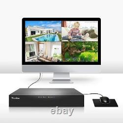 Enregistreur vidéo numérique CCTV hybride intelligent 5 en 1 à 8 canaux 8MP 4K DVR P2P HDMI VGA