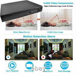 Enregistreur vidéo numérique DVR AHD Ultra HD 5MP CCTV 8 canaux, VGA HDMI BNC, Royaume-Uni.