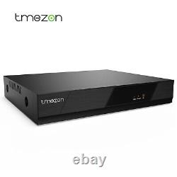 Enregistreur vidéo numérique DVR TMEZON 5-en-1 HD-AHD 8CH 1080N Lite avec disque dur de 1 To et prise UK