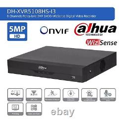 Enregistreur vidéo numérique Dahua 5mp 4mp 1080p 720p 8 canaux CCTV Ai H.265+ HDMI USB