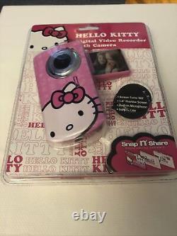 Enregistreur vidéo numérique Rare Sakar Hello Kitty Sanrio avec caméra Tout neuf