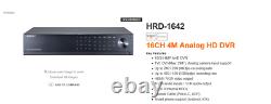 Enregistreur vidéo numérique Samsung HRD-1642 CCTV 16 canaux AHD CVI TVI WISENET DVR