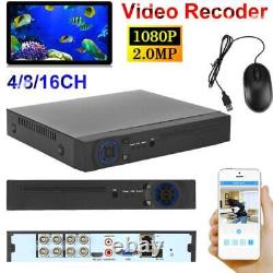 Enregistreur vidéo numérique VGA 1080P H.264 DVR 4/8/16 canaux pour système de caméra de vidéosurveillance